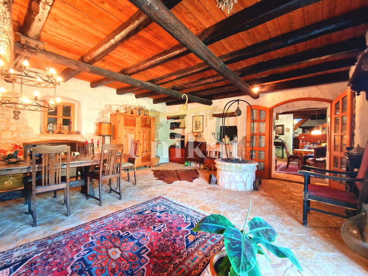 Autentica proprietà con casa in pietra e ampio terreno